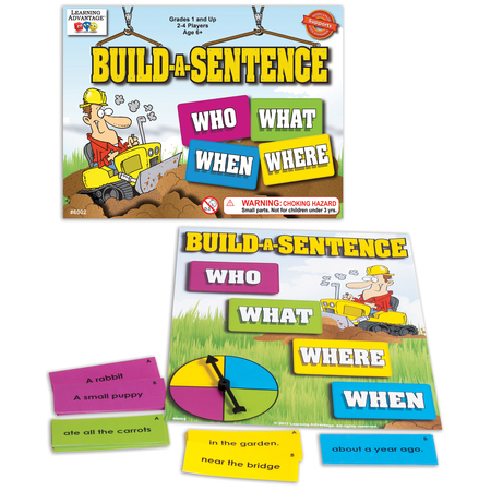 LEARNING ADVANTAGE Build-A-Sentence Game 6002